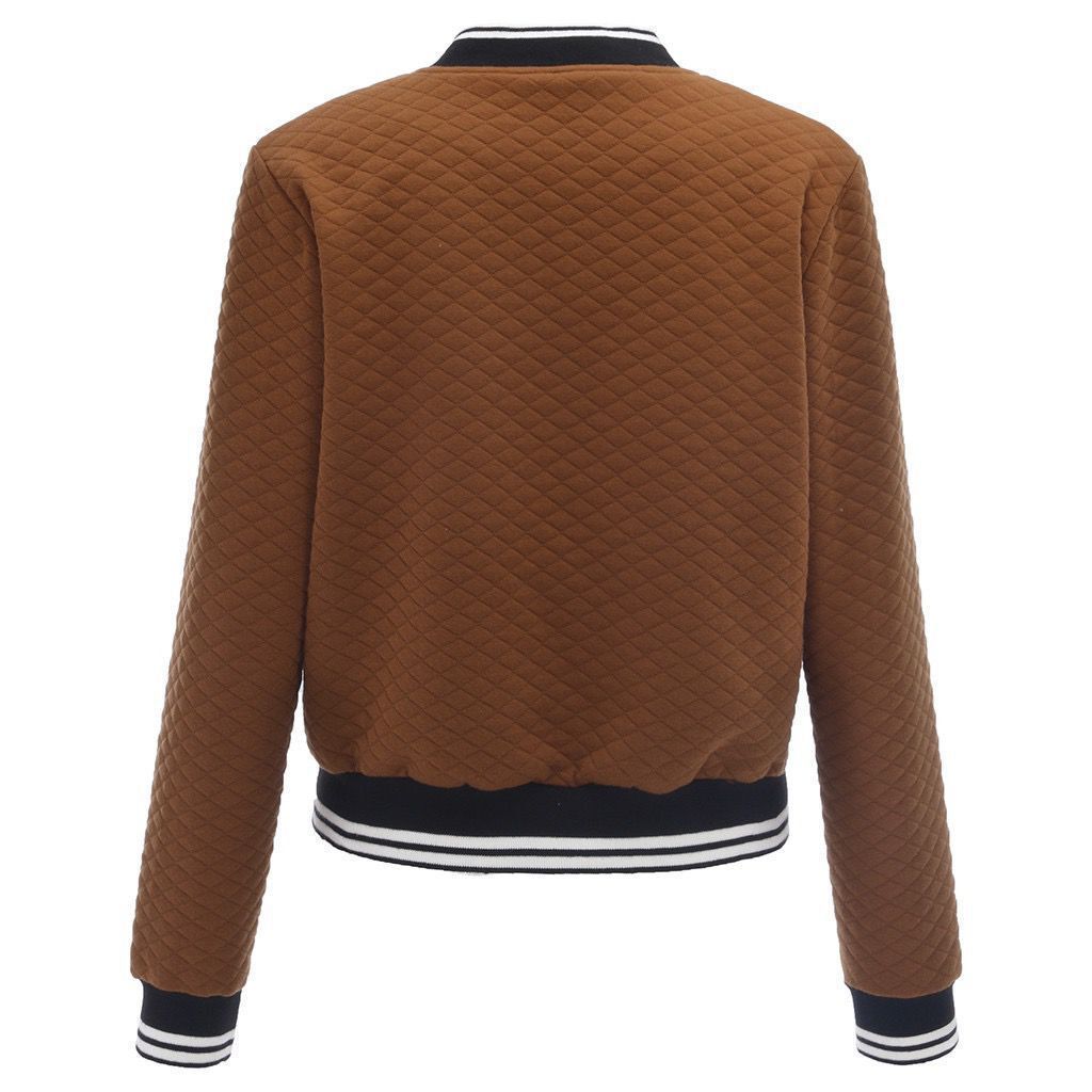 2022 Amazon ebay European and American foreign trade autumn and winter new fashion sweater baseball uniform coat women's clothing