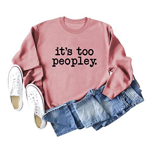 Amazon cross-border supply foreign trade it's too peopley printed sweater jacket round neck long sleeve jacket